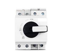 4P PV DC 1200V 32A Din Rail Solar Rotating Handle Isolator Rotary Switch Disconnector For Solar CZAOINCU