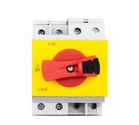 4P PV DC 1200V 32A Din Rail Solar Rotating Handle Isolator Rotary Switch Disconnector For Solar distribution box