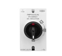 4P PV DC 1200V 32A IP66 Waterproof Rotating Handle Isolator Rotary Switch Disconnector for Distribution Box Controls Switches