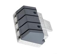 4P Single-Throw Disconnect Switch, 380V 200A Heavy Duty Switch with Thickened Copper Contacts for Household Industrial Isolation, Gray(4P100A)