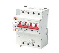 4P three-phase electric energy meter kilowatt hour metering monitoring circuit breaker timer relay with leakage protection 63A