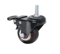 4Pack 1.5Inch Swivel Caster Wheels with Brake Quiet PU Polyurethane for Furniture & Speakers HeavyDuty Mobility Solutions