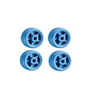 4Pack 2Inch Blue Nylon CastersNonBearing Wheels for Smooth Mobility Durable PA Accessories Perfect for Furniture DIY Projects & Home Improvement