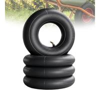 4Pack 3.00-4 Wheelbarrow Inner Tube TR87 Bent Valve 260x85mm Replacement | Replacement Butyl Rubber Tyre Tube Pneumatic Inner Tubes for Sack Barrow Trolley Garden Cart Hand Truck Lawn Mower