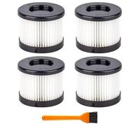 4Pack 49-90-0160 HE-PA Dry Filter for Mil-wau-kee 49-90-0160 0882-20 M18 Compact Vacuum with 1 Cleaning Brush replacement part