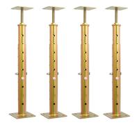 4Pack Adjustable Floor Jack,11" - 16"(1'7"-3’) Telescoping Jack Post for Basement Deck Leveling, Heavy-Duty Steel Construction for DIY Crawl Spaces Heavily Loaded 4400lbs Capacity