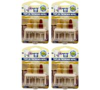4Pack AERO FRESH 20ML PLUG IN HOME FRAGRANCE 80ML REFILLS MACHINE AIR FRESHENER (Bali Sunrise)