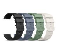 4Pack Bands Compatible with Garmin Approach S12 S50 S44 S40 S42 Watch Band, Quick Release Soft Silicone Sport Replacement Wristband (Black/Blue Gray/Pine Green/Starlight)