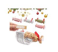 4PACK Candy Christmas Money Holders for Cash,Christmas Money Box for Cash Gift Pull with 40Pcs Transparent Envelopes,Exploding MoneyRoll Pull Pouch,Funny Creative Ways to Give MoneyGifts