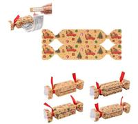 4Pack Christmas Money Box for Cash Gift Pull,Funny Surprise Boxes Money Gift Box with 40 Clear Bags,Exploding M oney Roll Pull Pouch,Creative Ways to Give M-oney Gifts,DIY Xmas M oney Holder