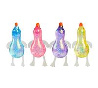 4pack Cute Duck Squi shy Sugar Stress Ball,stretchy Duck Squeeze Toys,slow Rising Sensory Fidget Toy, Squish y Ultra Squishys And Moldable Slow Rise Relaxing Sensory Fidget Stress For Anxi ety Relief
