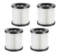 4Pack DCV5801H Hepa Replacement Filter for DeWalt DCV580 & DCV581H/DeWalt DCV5801H Wet Dry Vacuum Replacement Filter White