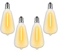 4Pack LED E12 Edison Screw Globe ST38 Bulbs,1W Warm White Replacement Bulb for ST38 Outdoor String Lights,2200K AC230V Shatterproof Waterproof Bulbs for Indoor Outdoor Decoration GLUROO