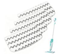 4Pack Microfiber Steam Mop Pads Compatible with Shark Steam Mop S1000Um,S2001UK,S1000,S1000A,S1000C,S1000WM,S1001C Beldray,BEL01097, Machine Washable Dirt Grip Absorbing Refill