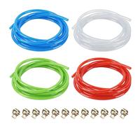 4Pack Motorcycle Fuel Line Kit 5mm ID 8mm OD, 1m Universal Petrol Hose