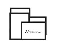 4Pack PVC Poster Frames,8.5 x 11.75 Magnetic Photo Pockets,Self-adhesive-Waterproof Sign Holder Award Frame Window Wall Mounted Storage Display for Refrigerator Display Frame-No Punching (Black)