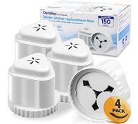 4Pack Replacement Filter for Epic Water Filter Pitcher, Water Filter Pitcher Compatible with Aquagear Seychelle, BPA Free. Removes Fluoride, Chlorine, Lead, Odors