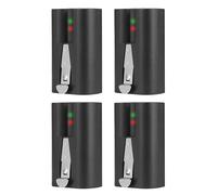 4Pack Replacement for Ring Battery Compatible with Ring-Doorbell-Camera 2/3/4/3plus, Stick Up Cam Battery (2nd and 3rd Gen), Also for Spotlight Cam and Peephole Cam, Rechargeable 3.65V 6040mAh Battery