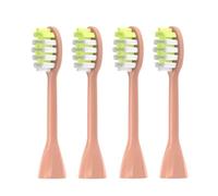 4Pack Replacement Toothbrush Heads,Compatible for with One Soni Care Head HY1100 HY1200 BH1022(4pcs Pink)