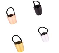 4pack Rhinestones Embellished Hair Tie Stylish Ponytail Holder Simple Hair Tie For Daily Wear And Gifts