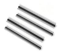 4Pack Right Angle Male Header Pins, 40Pin 2mm Pitch, Compatible with Arduino
