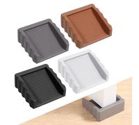 4pack Rubber Door Stoppers Wedge, Bidirectional Door Stops, Decorative Door Stoppers, Small Cube Doorstop, 4 Colors, for All Floor Types