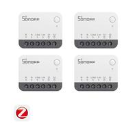 ZigBee Mini Smart Switch,SONOFF ZBMINIR2 Light Switch, Compatible with Alexa, SmartThings Hub, Google Home and SONOFF ZBBridge, 4 PACK, ZigBee 3.0 Gateway Hub Required