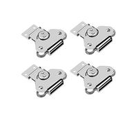 4Pack Spring Loaded Butterfly Twist Latch,Toolbox Case Chest 304 Stainless Steel Spring Loaded Toggle Latch Catch Hasp Clasp Clamp