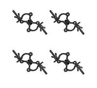 4Pack Stage Lighting Clamps for Truss Clamp for Lights, 35-45mm Swivel Double Coupler Clamps for Lighting Truss, Load 100kg Dual Swivel Scaffolding Clamps Hook for Scaffold Truss