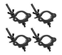4Pack Stage Lighting Clamps for Truss Clamp for Lights, 40-52mm Dj Light Clamps for Lighting Truss, Load 100kg Half Coupler g Hook for Disco Lights Brackets