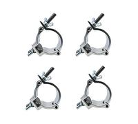 4PACK Stage Lights Truss Clamp, 2 Inch Aluminum Truss Light Clamps/Hooks, LED PAR Light Moving Head Beam Spot Clamps, Fit for 2Iinch OD Tube/Pipe Diameter, 220lb