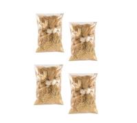 4Pack Supa Natural Bedding & Nesting Material, Natural Bedding & Nesting Material For Birds & Small Animals,Made Of for JUTE Silk, Hemp Rope, Cotton, Wool And Raffia Mixed In Proportion