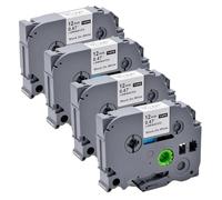 4Pack TZE 231 Label Tape Compatible for Brother Label Printer E110 H100R H110 H101C H108 E100 H100LB H105