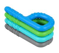 4Packs Sensory Chew Toys - P Shape Silicone Sensory Oral Motor Chew Toys for Autistic Children, Providing Relief for for Autistic Chewers, ADHD, SPD, Oral Motor Stimulation or Special Needs