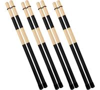 4Pair Jazz Drum Sticks Drumsticks Bamboo Punk Drum Sticks for Jazz Folk Music