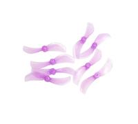 4Pairs 8PCS 1610 Drone Propeller 40MM 2-Blade 1mm 1.5mm For RC FPV Racing Freestyle Tinywhoop Drones Mobula7 Replacement(Purple 1610 8Pcs 1mm)
