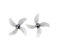 4Pairs 8Pcs D51 2020 2x2x4 2inch 50.3mm 4-Blade PC Propeller 1.5mm For RC FPV Racing Freestyle Tinywhoop BETA85X Drone(Clear Gray)