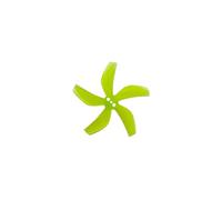 4Pairs 8Pcs D51 2020 2x2x5 2inch 50.3mm 5-Blade PC Propeller 1.5mm for RC FPV Racing Freestyle Tinywhoop BETA85X Drone(Clear Yellow)