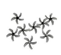 4Pairs 8Pcs D51 2020 2x2x5 2inch 50.3mm 5-Blade PC Propeller 1.5mm For RC FPV Racing Freestyle Tinywhoop BETA85X Drone(Clear Gray)