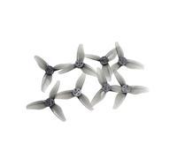 4Pairs/8pcs Hurricane 2023 2X2.3X3 3-Blade Toothpick Propeller 1mm 1.5mm For RC FPV Racing Freestyle 2inch Drone(4pairs Gray 1.5mm)
