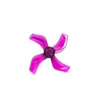 4Pairs 8pcs Shaft 1.5mm 4-Blade 1636 .6x3.6x4 40mm CCW/CW Propeller Hollow Brushless Motor RC Drone Airplane Parts(Through purple)