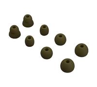 4Pairs Earbuds Cover In-Ear Tips Soft Silicone Ear Buds Accessories For/X/Earphone Eartips(Jungle green)