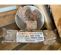 4PAWSRAW Frozen Raw Dog Food Premium Green Tripe Mince For Dogs 20 X 520g Packs - 10.4kg