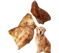 4PAWSRAW Natural Pig Ears For Dogs, Natural Long Lasting Pork Dog Chews, Ideal For All Chewers, Delicious And Healthy Dog Treats, Pig Ears Large And Mix (Pack Of 5)