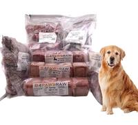 4PAWSRAW Premium Frozen Raw Dog Food Pancreatitis Raw Diet for Dogs Raw Mixed Meat Mince - 14kg