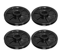 4Pc 144C56 Garage Door Opener Chain Cable Idler Pulley Fit for Chamberlain, LiftMaster, Sears Craftsman Chain Drive Models, K144C0056 Belt Drive Square Rail, 1/2" I.D., 2-1/2" O.D., 5/8" Thick,Plastic