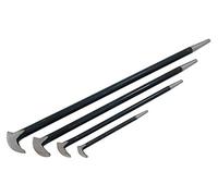 4Pc 150-300-400-500mm Pry Bar Set Heel & Toe Drop Forged Steel Quality CT1487