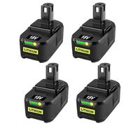 4PC 8.0Ah P108 Replacement for Ryobi Battery 18V Compatible for Ryobi Battery RB18L50 RB18L25 RB18L40 RB18L15 RB18L13 P102 P103 P104 P105 P106 P107 (4PACK)