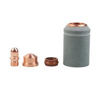 4pc A141 Plasma Torch Consumables Set: Precision-Matched Nozzle Electrode Shield and Diffuser Swirl Ring for Extended Torch Life (1.9mm)