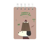 4PC-A7 Turn-up Coil Horizontal line Inside The Cartoon Landscape Simple Portable Notebook-Style 3